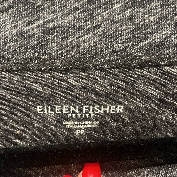 Eileen Fisher Wool Organic Cotton Blend Long Sleeve Blouse Woman PP Petite - Picture 2 of 6